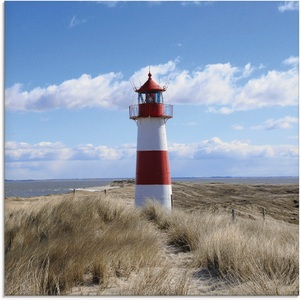 Artland Glasbild »Leuchtturm Sylt«