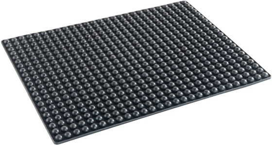 Wenko, Wenko – Silikon-Backofen-Knuspermatte schwarz schwarz, 
