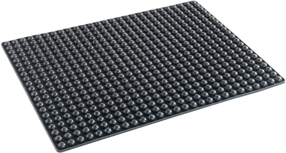 Wenko, Wenko – Silikon-Backofen-Knuspermatte schwarz schwarz, 