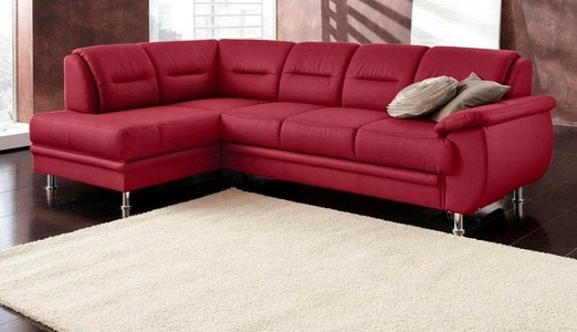 SIT&MORE, sit&more Ecksofa, sit&more Ecksofa »Mailand L-Form, B: 250 cm« optional Bettfunktion