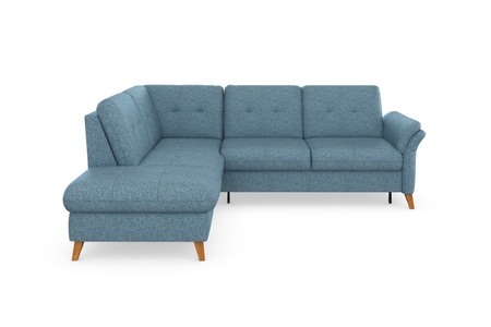 sit&more Ecksofa »Göteborg«, inklusive Sitztiefenverstellung und Federkern, wahlweise mit Bettfunktion und Bettkasten