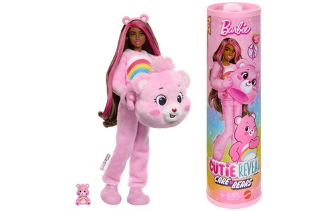 Barbie - Cutie Reveil Care Bears Puppe rosa, Multicolor