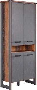 HOME AFFAIRE, Home affaire Aktenschrank »Bristol«, Extravagantes Design, Home affaire Aktenschrank »Bristol«, modernes Design, Stauraum, Masse (B/T/H) 89/42/213 cm