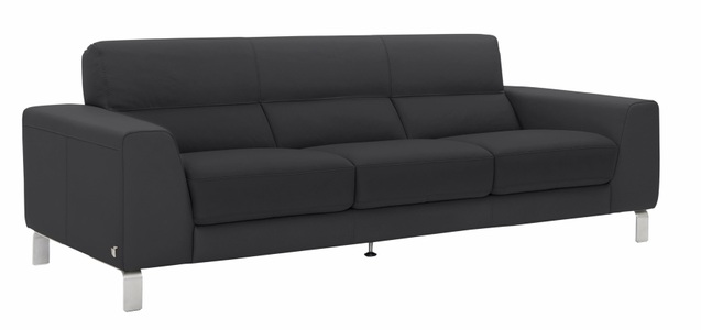 CALIA ITALIA, CALIA ITALIA 3-Sitzer »Simon«, in zwei Lederqualitäten, CALIA ITALIA 3-Sitzer »Simon, toller Sitzkomfort, italienisches Designsofa«, in zwei Lederqualitäten