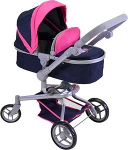 undefined, Knorrtoys Boonk Puppenwagen, Knorrtoys® Kombi-Puppenwagen »Boonk - Flying Hearts Blue«