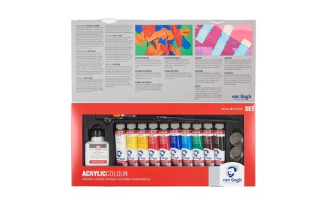 Van Gogh, Van Gogh Van Gogh Acrylfarbe Kombi-Set, 40 ml, Van Gogh Acrylfarbe Kombi-Set, 40 ml, Mehrfarbig