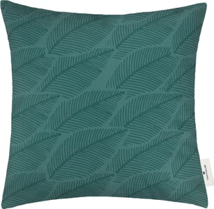 Tom Tailor, TOM TAILOR Kissenhülle »Ribbed Leaves«, (1 St.), für tropisches Wohnambiente, TOM TAILOR HOME Dekokissen »Ribbed Leaves«, für tropisches Wohnambiente, Kissenhülle ohne Füllung, 1 Stück