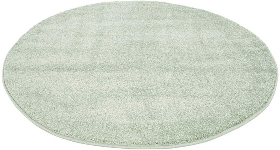 Carpet City, Teppich, »Moda Soft 2081«, Carpet City, rund, Höhe 11 mm, maschinell gewebt, Carpet City Teppich »Moda Soft 2081«, rund, 11 mm Höhe, Kurzflor, Uni Farben, Weicher Flor