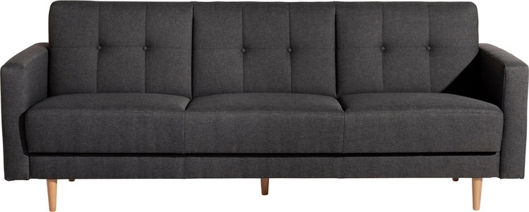 MAX WINZER, Max Winzer® 3-Sitzer »Jesper«, Max Winzer® 3-Sitzer »Jesper Kippcouch mit komfortablem Federkern, klassisch und modern«, Schlafsofa mit Knopfheftung im Rücken, inklusive Bettkasten
