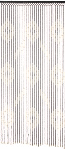 HOME AFFAIRE, Türvorhang, »Sevilla«, Home affaire, Hakenaufhängung 1 Stück, locker Türvorhang »Sevilla«, (1 St.), mit Kreisdekor, 90x200 cm
