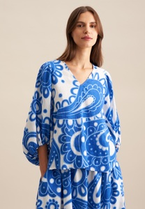 seidensticker Shirtbluse »Schwarze Rose«, 3/4-Arm V-Neck Paisley