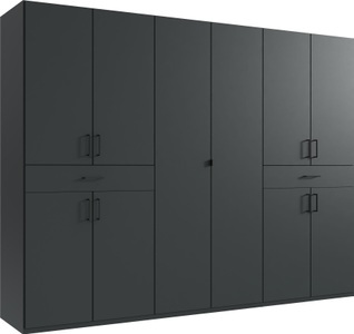 Wimex, Wimex Drehtürenschrank »Tibet«, mit Schubkästen auf bequemer Zugriffshöhe, Wimex Drehtürenschrank »Tibet Kleiderschrank mit sehr viel Stauraum, grosse Farbauswahl«, mit jeweils 2 Schubladen auf bequemer Zugriffshöhe, in 3 Breiten