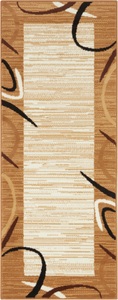 DELAVITA, DELAVITA Läufer »Edmund«, rechteckig, 8 mm Höhe, Kurzflor Läufer, Retro-Look, Gekettelt, Bordüren Design, Wohnzimmer, Schlafzimmer, Arbeitszimmer, Robust, Pflegeleicht, Home affaire Läufer »Edmund«, rechteckig, 8 mm Höhe, Kurzflor, Retro-Look, Gekettelt, Bordüren-Design, Robust, Pflegeleicht
