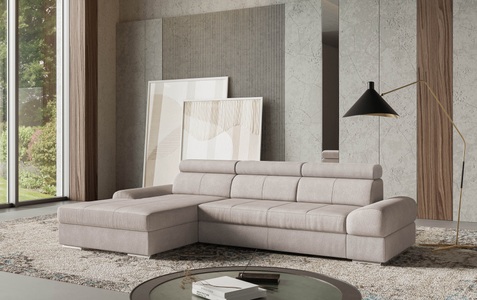 sit&more Ecksofa »Broadway L-Form«, mit verstellbaren Kopfteilen, wahlweise mit Bettfunktion
