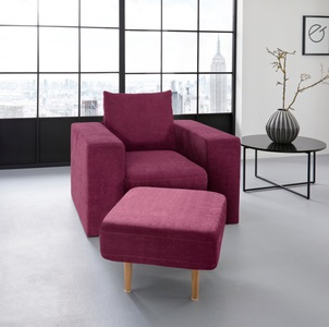 LOOKS BY WOLFGANG JOOP, LOOKS by Wolfgang Joop Sessel, LOOKS by Wolfgang Joop Sessel »Looksv«, Verwandlungssessel: aus Sessel wird Sessel mit Hocker