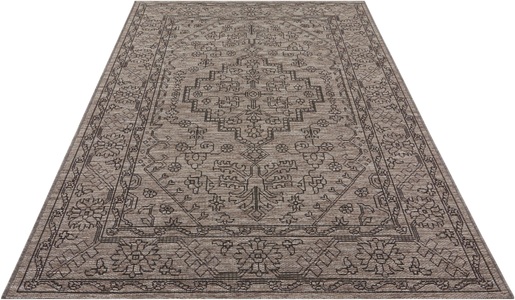 BOUGARI, Teppich, »Tyros«, bougari, rechteckig, Höhe 4 mm, maschinell gewebt, NORTHRUGS Teppich »Tyros«, rechteckig, 4 mm Höhe, In-und Outdoor geeignet, Strapazierfähig und pflegeleicht, Flachgewebe