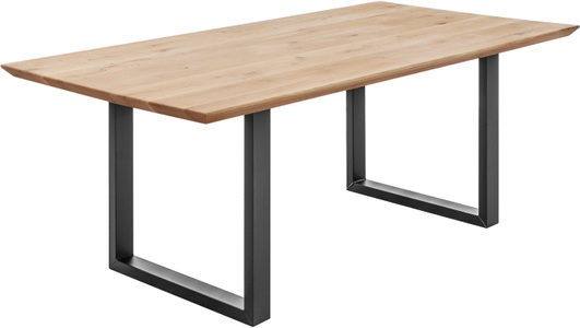 Livetastic, Livetastic Esstisch in holz 200/100/74 cm , Bennet B: 200 CM Eiche , Eichefarben , Eiche , massiv , 100x74 cm , geölt,Echtholz , 000572024301, Stolkom Esstisch »Bennet«, Eiche Massivholz, Tisch mit Schweizer Kante