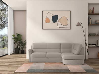 sit&more Ecksofa »Panini«, wahlweise mit Vorziehsitz und Bettkasten