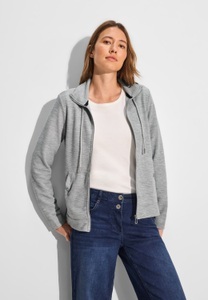 CECIL, Cecil Sweatjacke, in Unifarbe, 