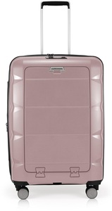 Hauptstadtkoffer, Hauptstadtkoffer Hartschalen-Trolley ´´Britz, 66 cm´´, 4 Rollen, Britz - Mittelgrosser Koffer, Altrosa