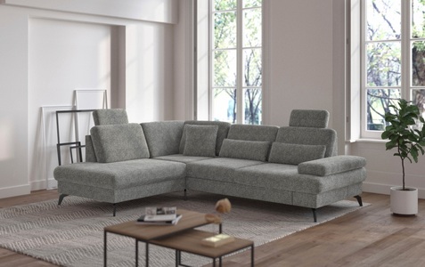 SIT&MORE, sit&more Ecksofa »Morris L-Form inkl. Sitztiefenverstellung«, wahlweise mit Bettfunktion, Bettkasten und Armteilverstellung, sit&more Ecksofa »Morris L-Form, inkl. Sitztiefenverstellung«, wahlweise mit Armteilverstellung, Bettfunktion & Bettkasten