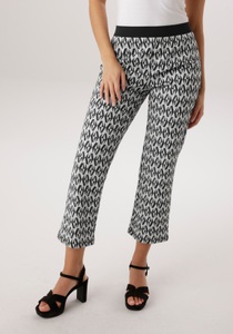 Aniston SELECTED Schlupfhose mit modischer Jacquardmusterung - NEUE KOLLEKTION