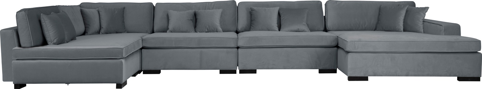 Guido Maria Kretschmer Home&Living, Guido Maria Kretschmer Home&Living Wohnlandschaft »Skara XXL«, Lounge-Sofa XXL mit Federkern-Polsterung, in vielen Bezugsvarianten, auch recycelt, Home affaire Wohnlandschaft »Skara XXL U-Form« Lounge-Sofa XXL mit Federkern-Polsterung, in vielen Bezugsvarianten