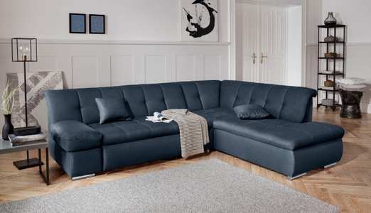 DOMO collection, DOMO collection Ecksofa, DOMO collection Ecksofa »Mona L-Form«, wahlweise mit Bett- und Armlehnfunktion