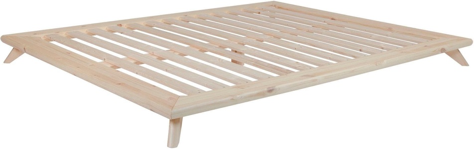 Karup Design, Karup Design SENZA Futonbett Natur lackiert, Karup Design Massivholzbett »Senza«