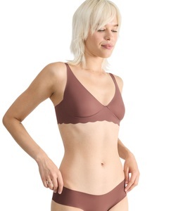 SLOGGI, sloggi Bügelloser BH »ZERO Microfibre 2.0 Soft bra«, nahtlos und unsichtbar, Sloggi - Zero Microfibre Soft Bra, für Damen, Braun, Größe S