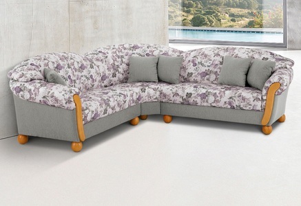 HOME AFFAIRE, Home affaire Ecksofa »Milano«, gleichschenklig, Home affaire Ecksofa »Milano, L-Form«, gleichschenklig
