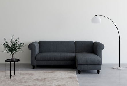 Dorel Home, Dorel Home Ecksofa »Felix II Schlafsofa 241cm (Liegefl. 108/195 cm), Recamiere tauschbar,«, verstellb. Rückenlehne, Sitzhöhe 46 cm, Cord, Dorel Home Ecksofa »Felix II, L-Form, Schlafsofa 241cm (Liegefl. 108/195 cm),« verstellb. Rückenlehne, Recamiere wechselbar, Cord