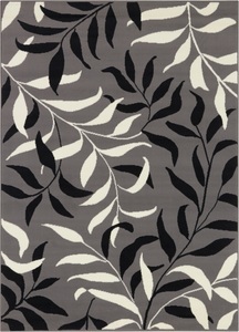 HOME AFFAIRE, Home affaire Teppich »Alexander«, rechteckig, 8 mm Höhe, Kurzflor, Florales Design, schlichte Farben, Wohnzimmer, Schlafzimmer, Arbeitszimmer, Robust, Pflegeleicht, 