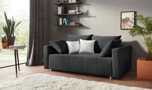 COLLECTION AB, COLLECTION AB Schlafsofa, lässt sich schnell und einfach in ein bequemes Bett umwandeln, inklusive Bettkasten und Federkern, 