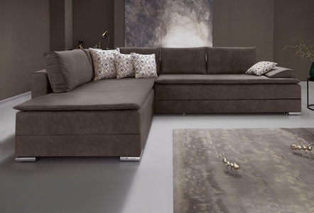 INOSIGN, INOSIGN Ecksofa, mit Bettfunktion 180 cm, Dauerschlaffunktion, INOSIGN Ecksofa »Night & Day L-Form mit Dauer-Schlaffunktion mit Armlehne«, 6380334563803345