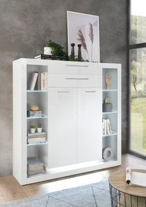 PLACES OF STYLE, Places of Style Highboard »MERAN«, Höhe ca. 139 cm, Places of Style Highboard »MERAN«, Höhe ca. 139 cm