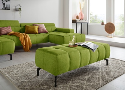 DOMO collection, DOMO collection Sitzhocker, DOMO collection Polsterhocker »Cunelli«, passend zur 