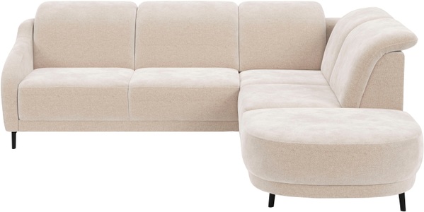 sit&more Ecksofa »Blues L-Form« wahlweise mit Klapptisch und USB