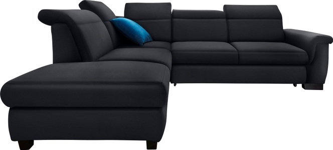 DOMO collection, DOMO collection Ecksofa, DOMO collection Ecksofa »Sully L-Form«, wahlweise mit Bettfunktion und Kopf- bzw. Rückenverstellung