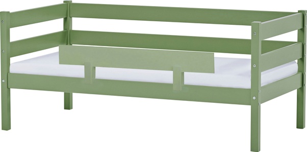 Hoppekids, Hoppekids Einzelbett »IDA-MARIE«, (Set), inklusive Matratze, wahlweise mit Absturzsicherung, Hoppekids Einzelbett »ECO Comfort Kinderbett, Kiefer Massivholz, Jugendbett inkl. Rollrost«, 70x160 cm, wahlweise in verschieden Farben/ Matratze/ Absturzsicherung