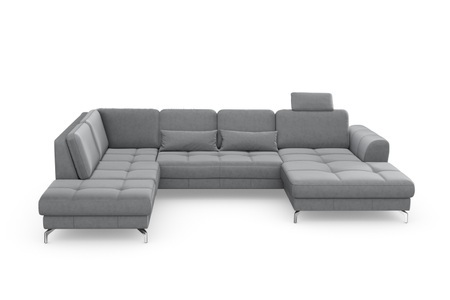 sit&more Wohnlandschaft »Bendigo V«, inklusive Sitztiefenverstellung, Bodenfreiheit 12 cm, wahlweise in 2 unterschiedlichen Fussfarben