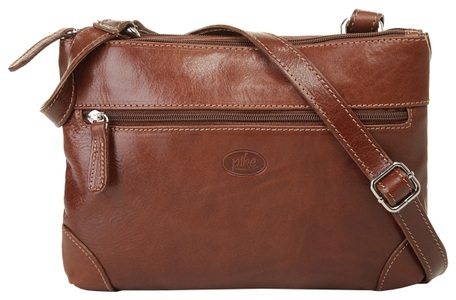 PIKÉ, Piké Umhängetasche, Piké Umhängetasche, echt Leder, Made in Italy