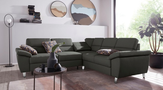 SIT&MORE, sit&more Ecksofa, sit&more Ecksofa »Sorano L-Form« wahlweise mit Bett- und Relaxfunktion, inkl. Bettkasten