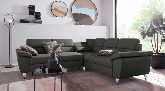 SIT&MORE, sit&more Ecksofa, sit&more Ecksofa »Sorano L-Form«, wahlweise mit Bett- und Relaxfunktion, inkl. Bettkasten