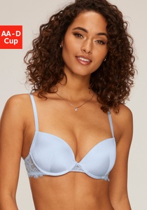 LASCANA Push-up-BH »Alana«, aus edler Qualität mit hohem Seidenanteil und floraler Spitze, Dessous