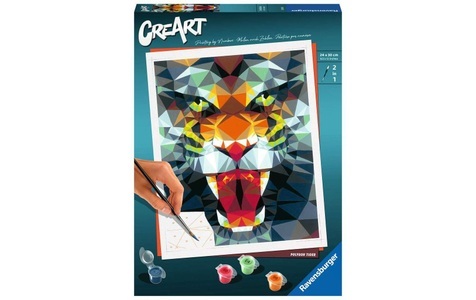 Walk On Water, Walk on Water Malen nach Zahlen, Ravensburger Malen nach Zahlen »MnZ Serie C Polygon Tiger«