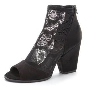 Lascana, LASCANA Sandalette, LASCANA Stiefelette, mit elastischer Spitze, modischer Blockabsatz, Sandalette, Ankle Boots