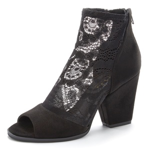 Lascana, LASCANA Sandalette, LASCANA Stiefelette, mit elastischer Spitze, modischer Blockabsatz, Sandalette, Ankle Boots