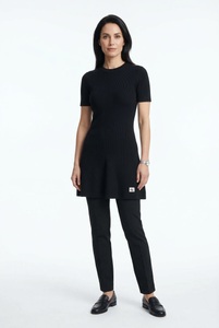 Calvin Klein Jeans Minikleid Ohne Tasche Figurbetonte Passform mit Rundhalsausschnitt