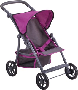 Knorrtoys, knorr® toys Puppenbuggy Liba - tec purple - bunt, Knorrtoys® Puppenwagen »Liba ? tec purple«